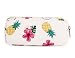 Leaper Pineapple Pen Pencil Case Coin Purse Pouch Cosmetic Makeup Bag Beige