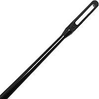 Vista 3 de Varilla de limpieza de flauta con 3 hisopos de limpieza, kit de limpieza de flauta, paño de pulido de flauta, color negro