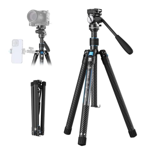 Image of SIRUI 61 inch /155cm Carbon Fiber Camera Tripod with Fluid Head