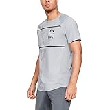 Camisa manga corta Under Armour Mk1 SS Q2 Printed Camisa Manga Corta, Hombre, Gris, LG