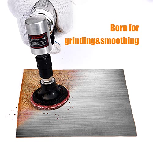 Yon.sou. 18Pcs Air Angle Die Grinder Tool Kit 1/4 Inch 20000Rpm Pneumatic Right Angle Die Grinder Set 90 Degree Die Grinder Pneumatic Angle Grinder, Air Angle Grinder Roll Lock #TOP4