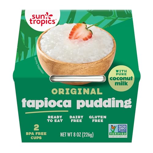 Sun Tropics Tapioca Pudding, Original | Vegan Dairy Free Pudding