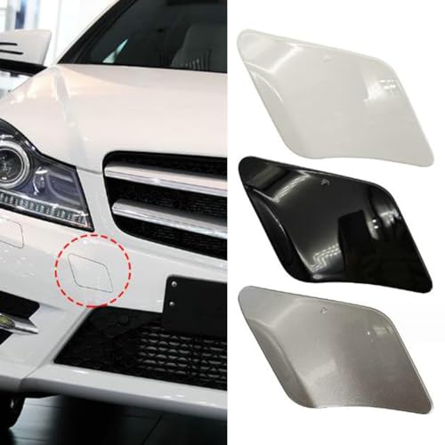 Front Bumper Tow Hook Cover Cap for Benz Class C250 W204 2011-2014 White by fitfoyo - Used condition - Image 4