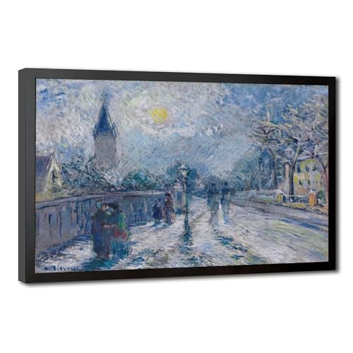 Impression église All Saints par Pissarro : toile de maître premium