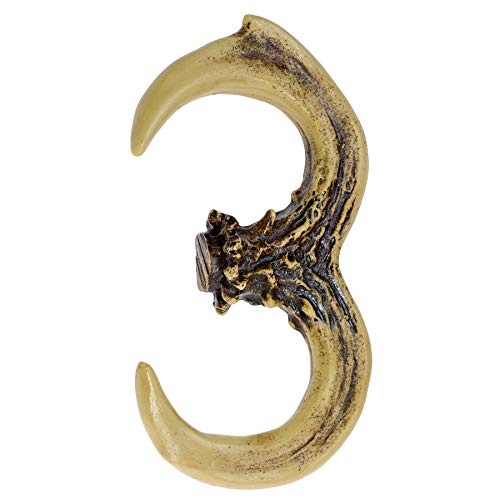 Pine Ridge Personalized Name Art 6" Antler Number 3" Home Decor - 3D Western Decorative Hanging Wall Letters, Numbers, and Symbols Decorations Deer Antler Monogram Hunting Sign Design