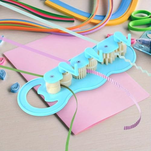 Nicear Papierfaltmaschine, manuelle Crimpzange, Wellenform, DIY-Herstellungswerkzeuge für Origami-Wellen- und Falteffekte