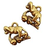 Porte-clés décoratif – fabriqué en laiton , durable et agréable toucher, avec pendentif porte-clés à motif dessin animé