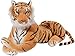 BRUBAKER Peluche Tigre 45 cm Juguete Suave - Acostado Juguetes de Peluche - Marrón