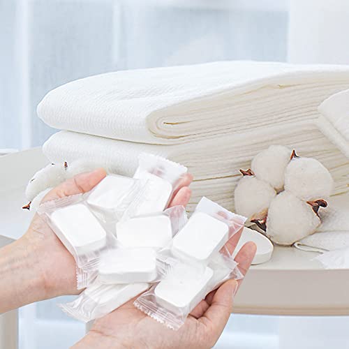 C-Queen Compressed Travel Towel Disposable Soft Durable Towel Portable Washcloth Reusable for Travel Camping Hiking Outdoor Sports, 12.6×11.8 inch, 20 Pack