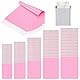 50 Stück Versandtüten für Kleidung 5 Größen,Rosa Versandbeutel,Opake Kuriertasche Versandtaschen Verpackungsbeutel Plastik mit Selbstklebeverschluss,Pakettaschen Poly Kunststoffbeutel für Textilien
