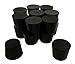 GSC International RS-6 Rubber Stoppers, Size 6, Solid (1-Pound Pack), Black