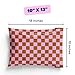 Poly Mailers 10x13 – 100 Pack – Cute Printed Recyclable Shipping Envelopes for Small Business Packaging, Self Sealing Mailing Bags – Checkerboard Pink and Rust Design