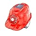 Kask czapka, z wentylatorem słoneczny Wentylowana oddychająca czapka robocza do prac budowlanych na zewnątrz FiveShops (Color : Czerwony)