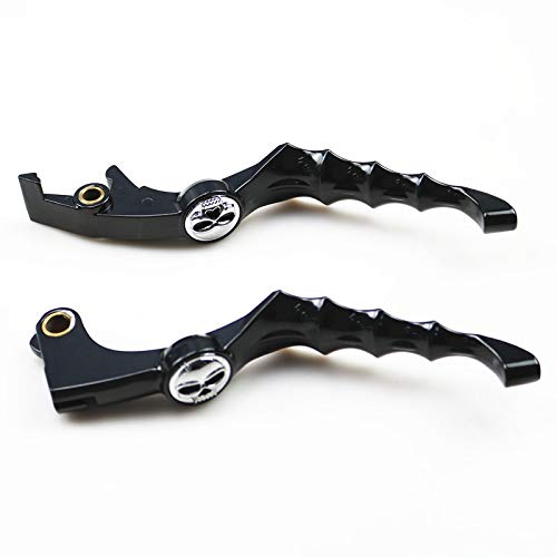 CNC Aluminum Handlebar Levers For Honda Shadow VT600 VT750 VT1100 VTX1300 (1991-2011 Models)