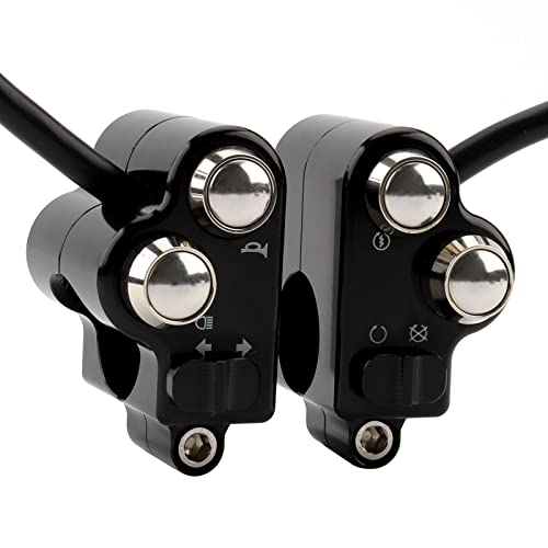 Commande de démarrage et interrupteur de guidon pour moto Dyna Softail - 6
