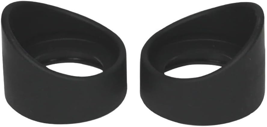 Microscopes Equipment 2Pcs Rubber Microscope Eyecups Black Ocular Cover Guards for Binocular Trinocular Microscopio(34MM)