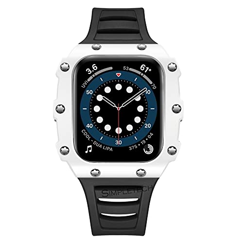 Bracelet carbone Apple Watch 44mm pour le sport et le quotidien chic