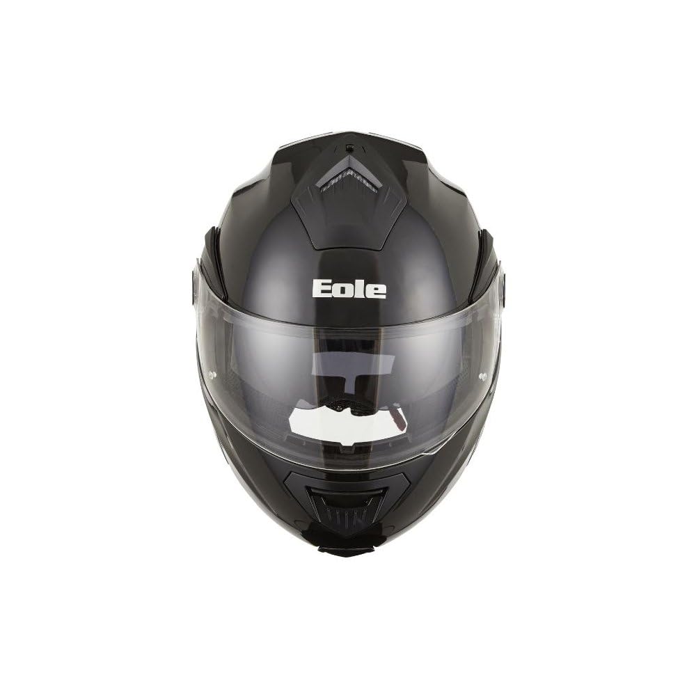 EOLE Casco modular SUBTLE negro brillante, con homologación ECE R 22.06 – Talla XXL (63–64 cm) – Calota de ABS