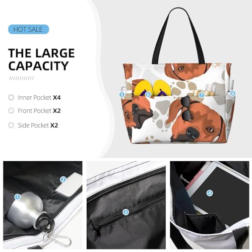 Sac de plage Rhodesian Ridgeback idéal pour vos sorties estivales