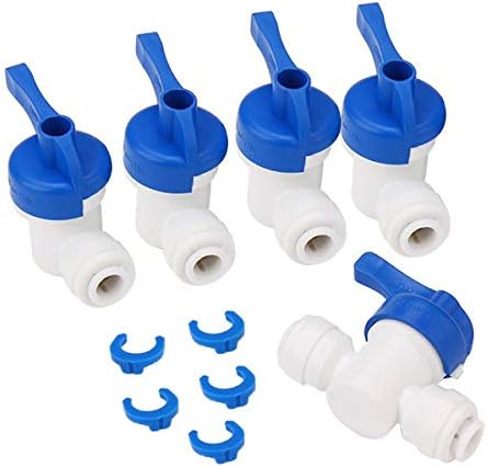 Maxpure RO SS Inlet Valve 1/4" and SS Cupline