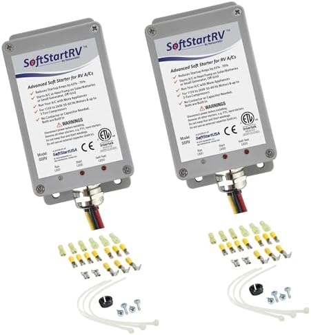 SoftStartRV RV AC Soft Start Kit - Easy Start for Air Conditioner...