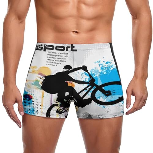 Short de bain homme style cycliste boxer idéal pour la piscine et mer