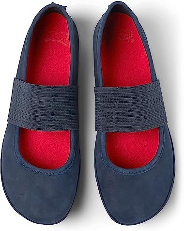 Camper Womens Casual Ballet Flat, Navy,7 | Image 2