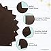 Cardstock Warehouse Pop-Tone Hot Fudge Brown Cardstock Paper – 25 Sheets, 12 x 12