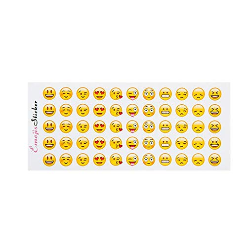 Buy 12 Sheets/Pack emoji Sticker Pack 660 emoji Smile Stickers Cute