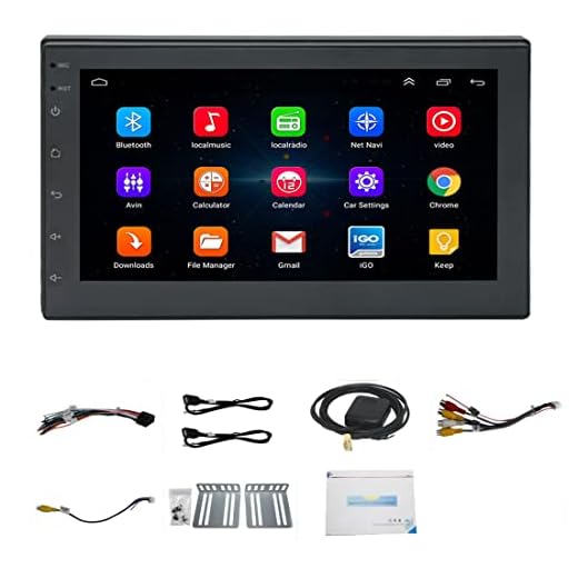 Bilradio 2 Din 7 tum Android Universal GPS Navigation Bilstereo Mirror Link FM Bluetooth Wifi Pekskärm Multimediaspelare