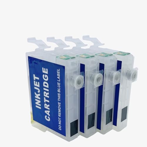 HEMEINY 604XL Ink Refill Kit Compatible with Expression Home XP-2200 XP-2205 XP-3200 XP-3205 XP-4200 XP-4205 WF-2910DWF WF-2930DWF WF-2935DWF WF-2950DWF Printer, with Auto Reset Chips