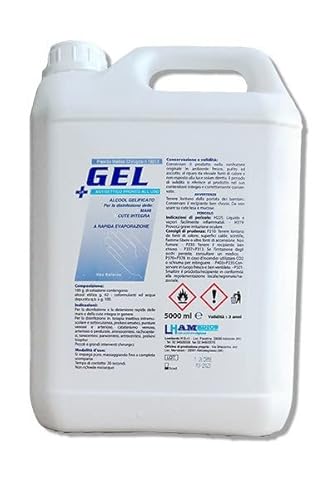 Disinfettante LH GEL per mani a rapida evaporazione Presidio Medico Chirurgico (Tanica da 5 litri)