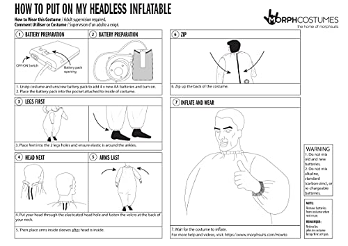 Morph Costumes Inflatable Halloween Costumes Jet Pack Costume Kids Blow Up Unisex One Size #TOP6