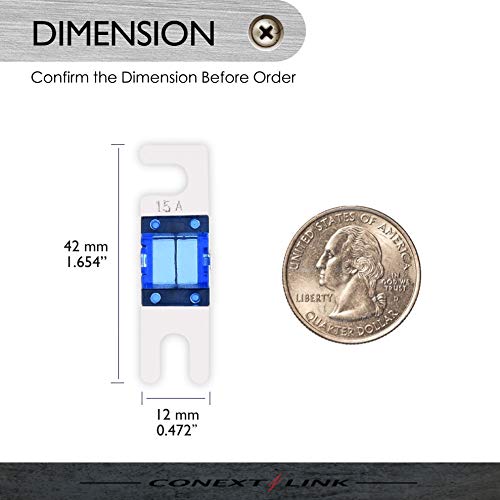 Conext Link Afs15-10 Nickel 15 Amp Afs Fuse 10 Pack （14100） #TOP2