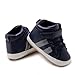 Baby Boys Girls Leather Sneakers Toddler Anti-Slip Shoes Infant First Walkers Casual Fashion Crib Shoes Blue 11CM
