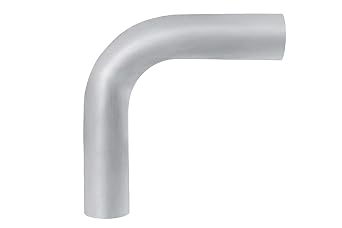 HPS Performance AT90-075-CLR-2 6061 T6 Aluminum Elbow Pipe Tubing, 16 Gauge, 90 Degree Bend, 0.75" OD, 0.065" Wall Thickness, 2" Center Line Radius