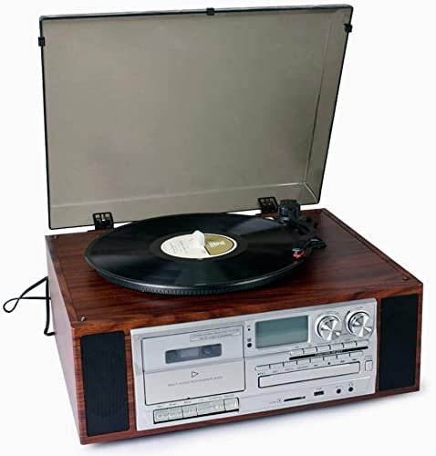 Ornements Tourne-Disque Vinyle Salon Moderne Ornements De Style Européen Vintage Rétro Gramophone Bluetooth Stéréo CD Radio Cassette - Les Beatles, Paul McCartney, John Lennon, RIngo Starr, George Harrison Ornements Tourne-Disque Vinyle Salon Moderne Ornements De Style Européen Vintage Rétro Gramophone Bluetooth Stéréo CD Radio Cassette – Image 3