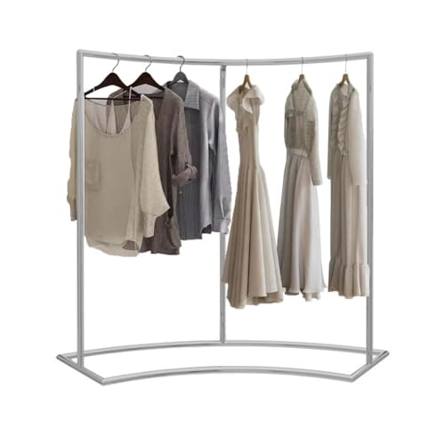 Rangement pour armoire demi-rond : tringles à vêtements et porte-écharpes d'angle
