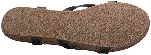 Blowfish Malibu Women's Granola Flat Sandal, Black Dyecut Pu, 9 Medium Us #TOP3