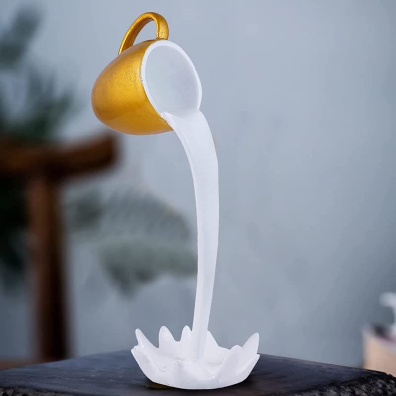 Escultura de copa flotante multicolor para decoración del hogar #Aport-545