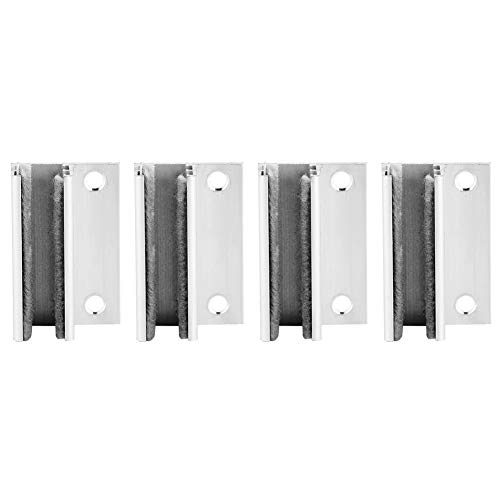 Türrollenanleitung Verstellbares Rad für Automatische Induktionstür, 4 Verarbeitete Teile für Glas ohne Rahmen, Ideale Duschpartition, Aluminiumlegierungsmaterial