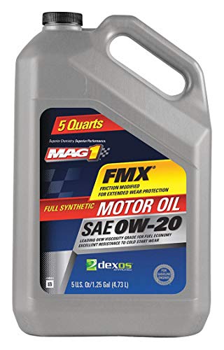 Aceite de motor sintético 0W-20 de 5 qt
