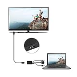 [Sincronización AV] Este convertidor de interfaz multimedia VGA a HD admite transmisión sincronizada de sonido y video, proporcionando una conversión estable.