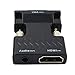Produktbild NoyoKere HDMI Female zu VGA Stecker Konverter mit Audio Adapter Unterstützung 1080 P Signalausgang Konverter mit Audio Kabel (Schwarz)