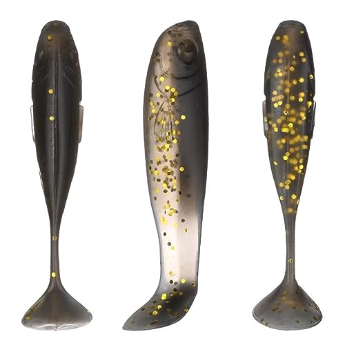 50/100 pçs Soft Iscas Kit de Iscas de Silicone Artificiais Wobblers Swimbait Iscas de Truta para Tro