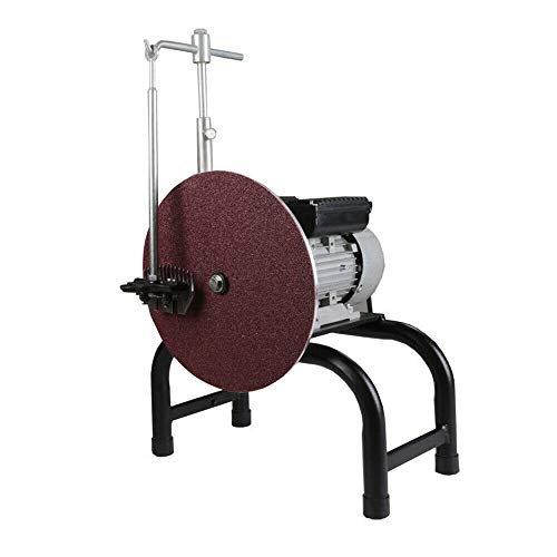 110V 480W Electric Blade Sharpener Machine Goat Scissor Blade Grinder Wool Shears Knife Sharpener Sheep Clipper Knife Sharpener with 26cm Diameter Thick Aluminum Grinding Disc