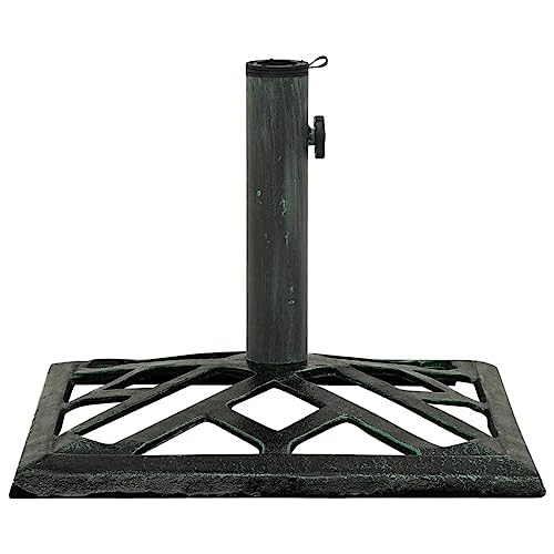 SKM Umbrella Base Green 44x44x31 cm Cast Iron (Weight-9KG)