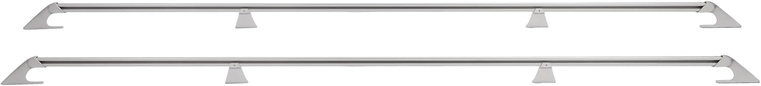 ALMULOO Pair 7.36Ft Truck Bed Rail Compatible with 1967-1991 Chevy Chevrolet GMC Long Bed Trucks Heavy Duty Side Rail Aluminium