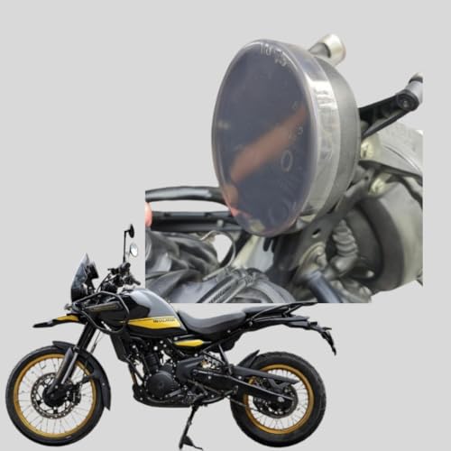 Image of Monsoon Speedometer Cap Cover, Rain Cover with Heavy Duty Microfibre, Compatible with Himalayan 450 CC (450 White)