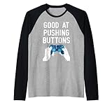 Funny gamer GOOD AT PUSHING BUTTONS Retro Gaming